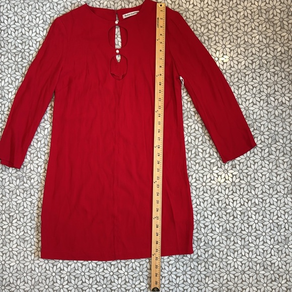 Women's‎ Reformation Killian Mini Dress with cutouts in Red, Size XS-NWT - Picture 7 of 9